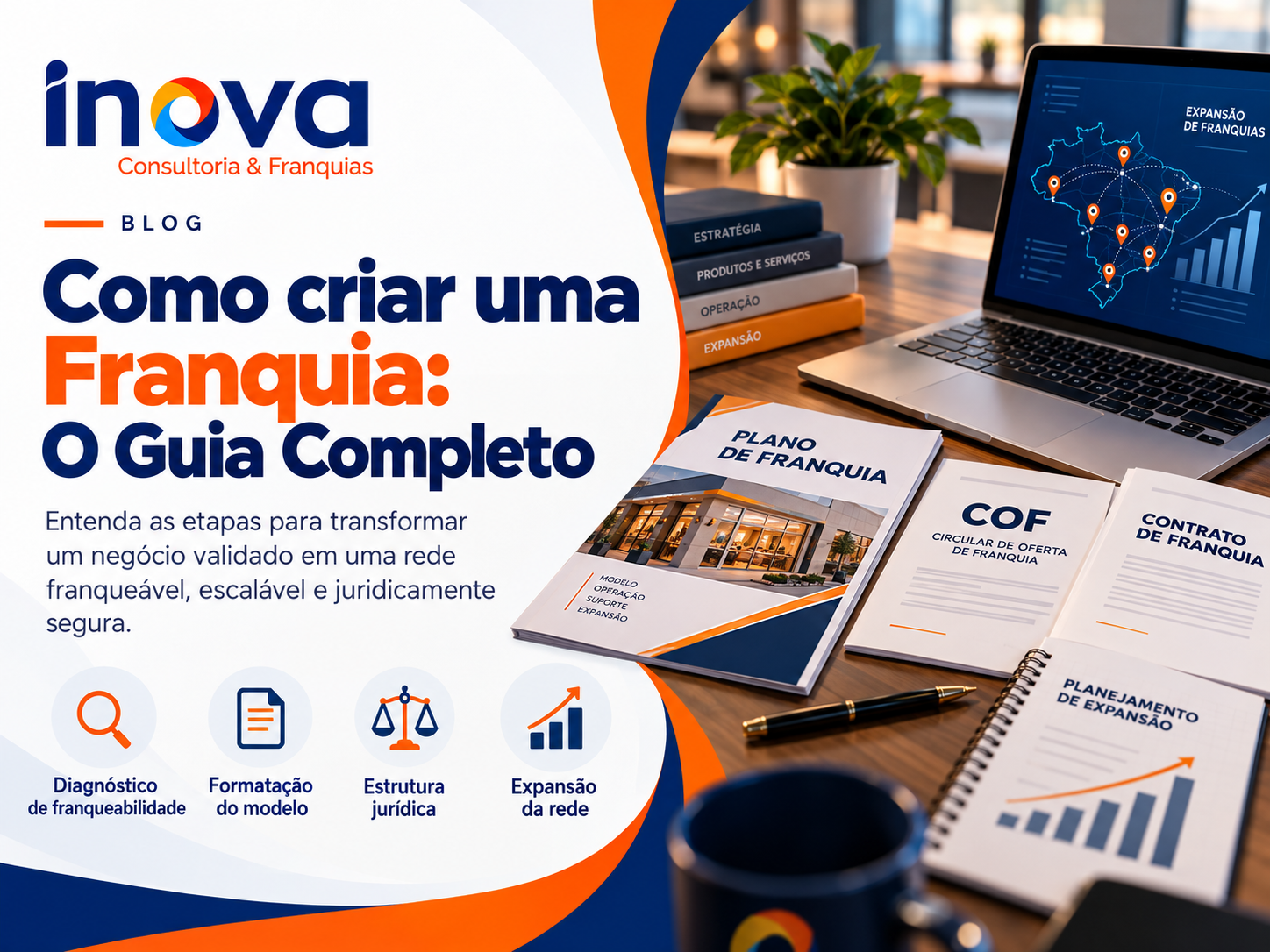 Como criar uma franquia? É um processo que exige método, sequência e estrutura. A maioria dos conteúdos disponíveis sobre o tema foi escrita para quem quer comprar uma franquia.